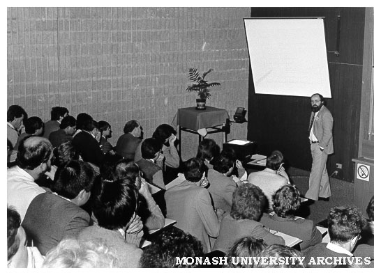 Hugh Gunn addressing Pearcey Centre seminar