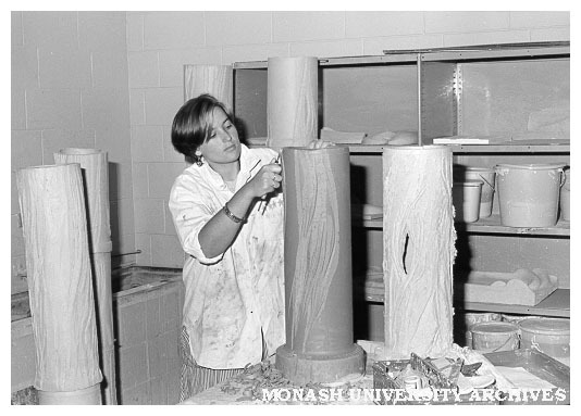 Ceramics student Nicki Hateley