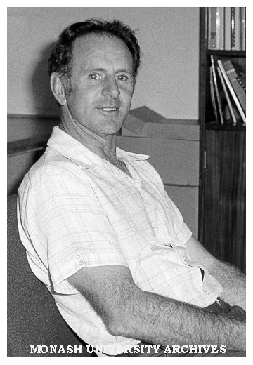 Telecom Australia technician Rex Davies