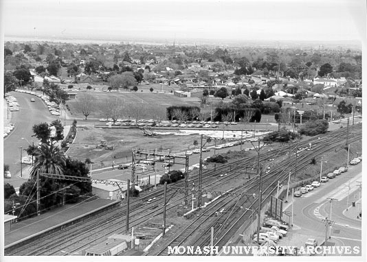 Work on VATC land at Caulfield