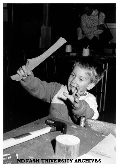 Chisholm School of Education wood activity