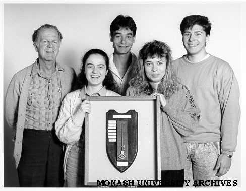 Winners of RACI analytical competition, from left: ('coach')Tom Davies, Lilian Fuchshuber, Johan Ferdinands, Dianne Lughofer and Simon Scicluna