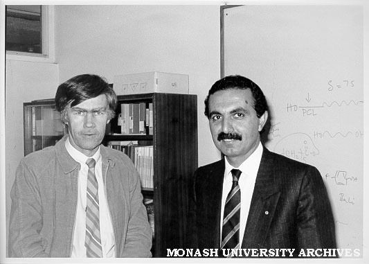 Visitor Dr Yilgor Iskender with Dr David Hewitt