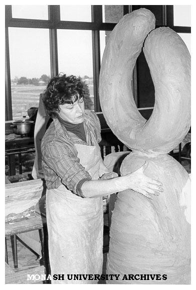 Student Irene Gill with final year project