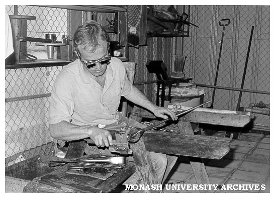 Glass blowing demonstration