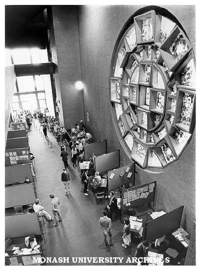 Employer Contact Centre in foyer of Robert Blackwood Hall