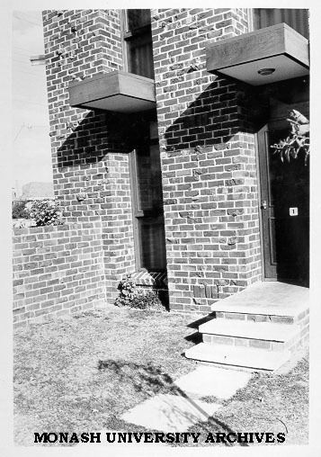 University owned flats in Clayton Road, entrance to Flat 1
