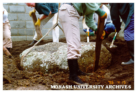Placement of rocks for Japanese Garden
