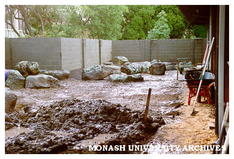 Placement of rocks for Japanese Garden