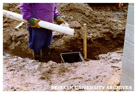 Drainage work for Japanese Garden