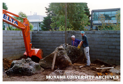 Placement of rocks for Japanese Garden