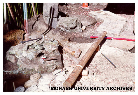 Construction work, Japanese Garden