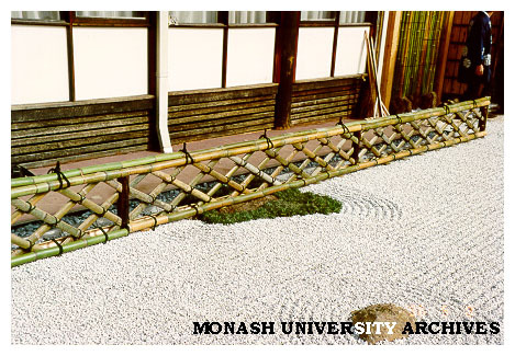 Ryoangi style fence, Japanese Garden