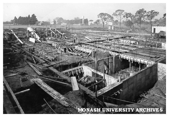 First year Science lecture theatres under construction