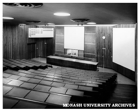 Science lecture theatre, interior