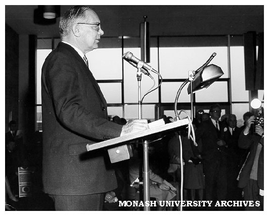 Sir Robert Blackwood launching Great Hall appeal
