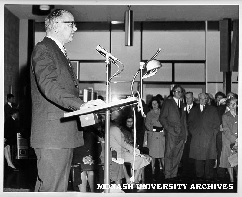 Sir Robert Blackwood launching Great Hall appeal