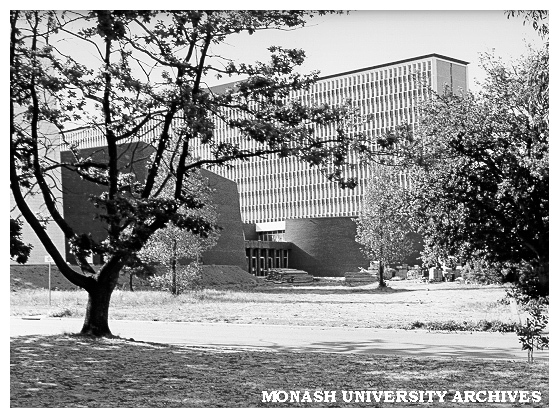 Alexander Theatre with Humanities building at rear