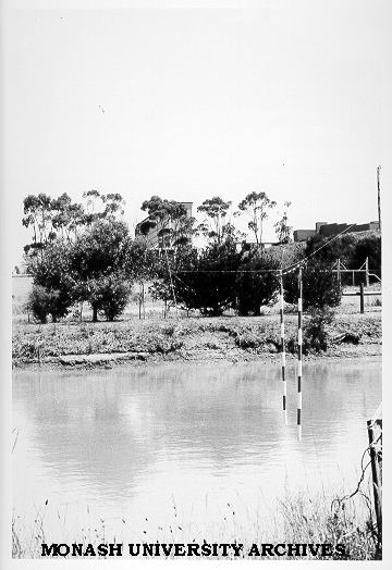 Dam south of playing fields