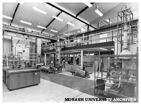 Interior of Chemical Engineering laboratories
