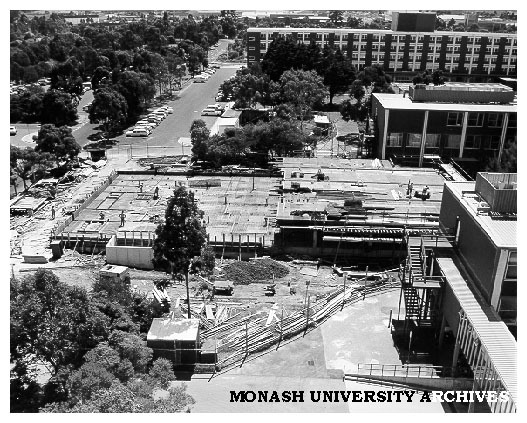 Construction of Microbiology building