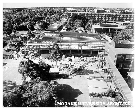 Construction of Microbiology building