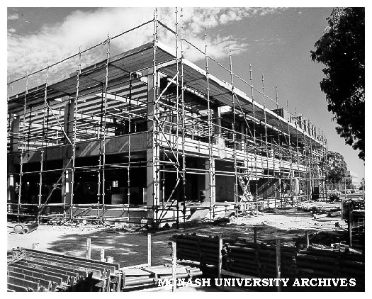 Construction of Microbiology building