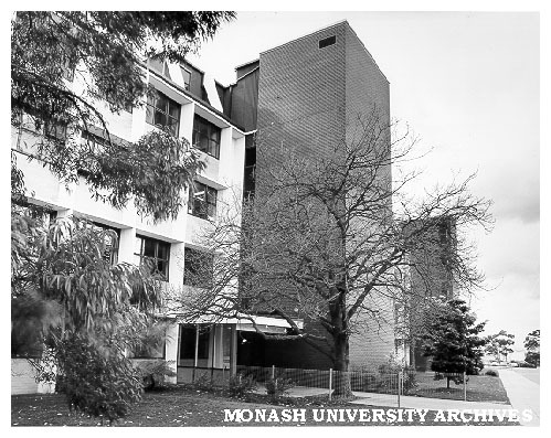 Main entrance, Education building