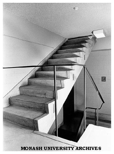 Stairwell, third floor Education building