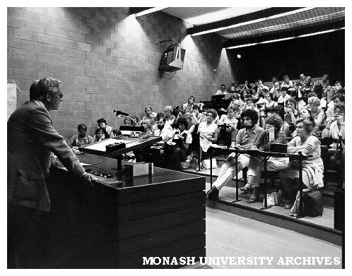 Lecture in Rotunda