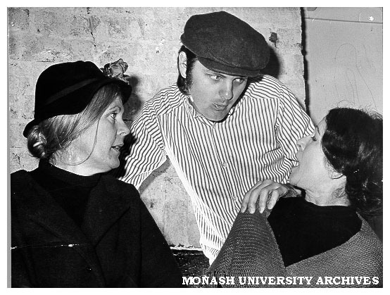Scene from 'The Daugher-In-Law'. From left: Marion Heathfield as Mrs Purdy, Gary Gray as Joe Gascoigne and Terri Aldred as Mrs Gascoigne