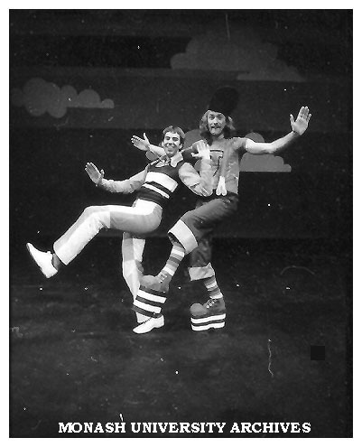 Scene from 'Giant John'. Franciscus Henri (right) as Giant John