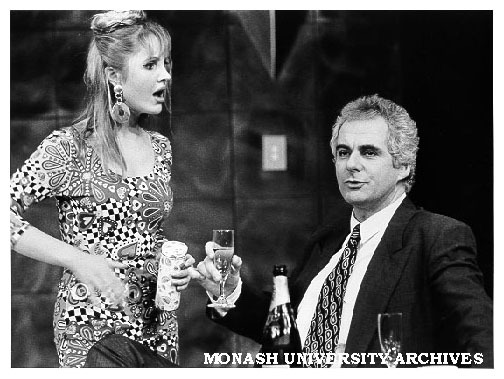 Kate Whitbread and Shane Bourne in 'The Adman'