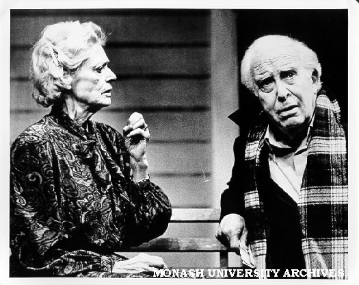 Mary Ward (left) and Brian James in 'Alive and Kicking' as Louise and Stan