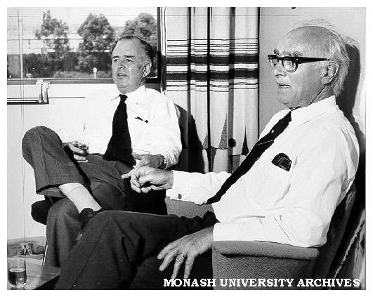 Professor Rod Andrew (left) and Dr Louis Matheson,