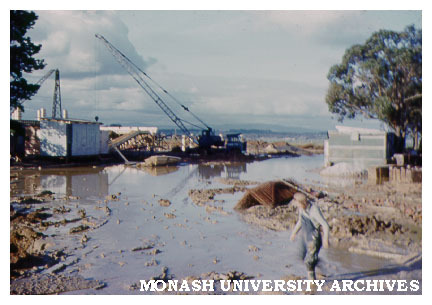 Science lecture theatre under construction