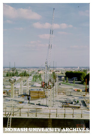 Law building under construction