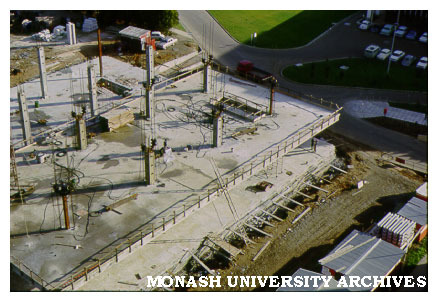 Law building under construction