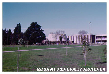 Religious Centre with Main Library in background, Union at right