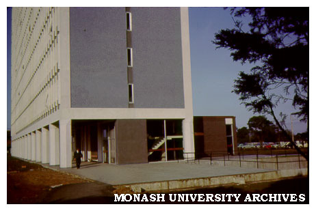 Humanities building, ground floor viewed from west