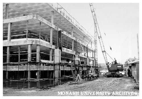 Law building under construction