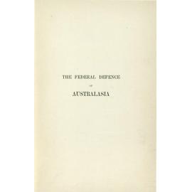 The federal defence of Australasia?