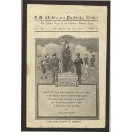 S.A. children's patriotic times : the official paper of the Children's Patriotic Fund