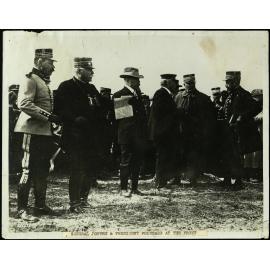 General Joffre & President Poincaré at the front