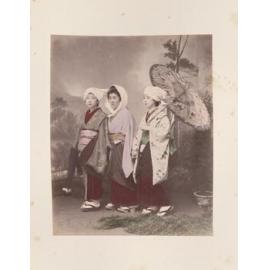 Three women walking 