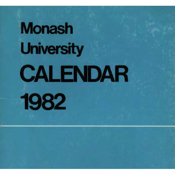 Monash University Calendar