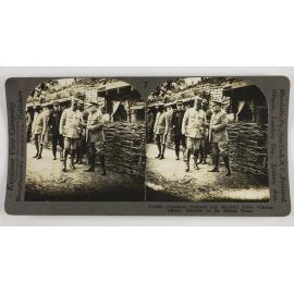 President Poincaré and Marshall Joffre on the Somme front