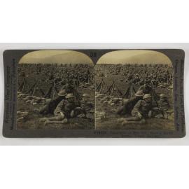Doughboys of 89th Div. resting before Review, Treves, Germany