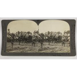 French cavalry ready to follow an infantry attack
