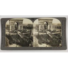 Victory Day celebration, July 14, 1919 - Arch of Triumph, France